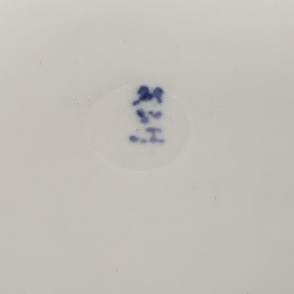 2 Antique Carl Tielsch Reticulated Porcelain Plates Altwasser Silesia 8.5" - Picture 10 of 10